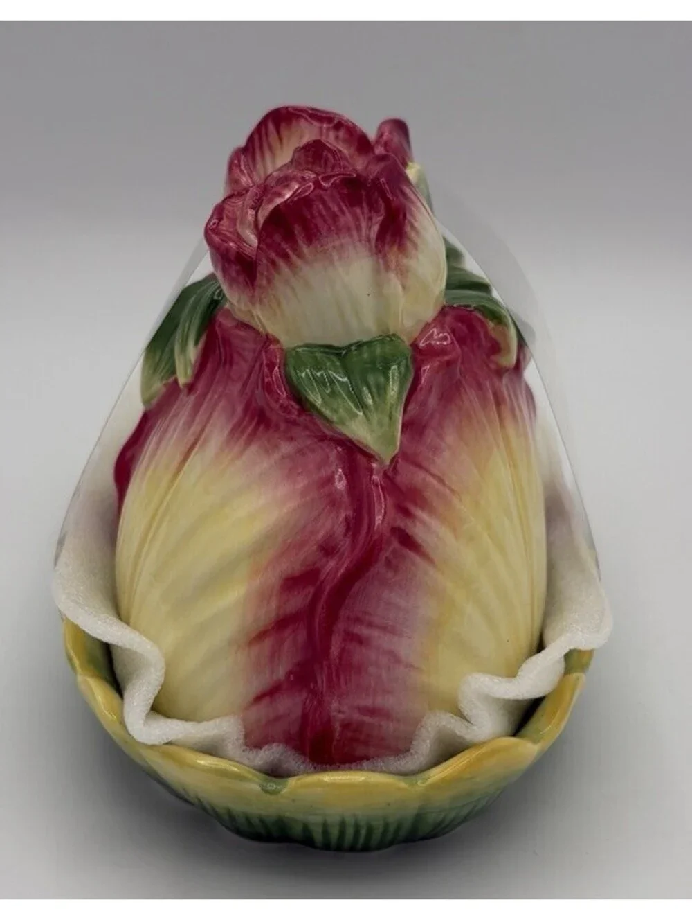 Corner Ruby Garden Collection Pink Flower Butter Dish – Botanical Ceramic